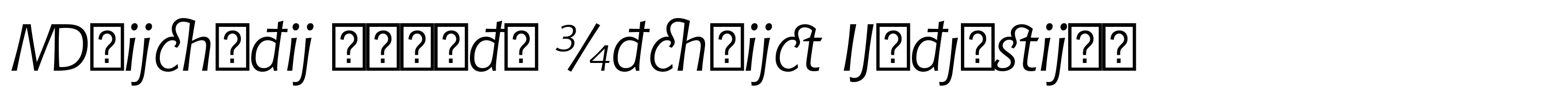 Chianti BT Std Italic Extension